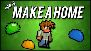 Terraria  NPC House How to build guide for Terraria [upl. by Armahs]