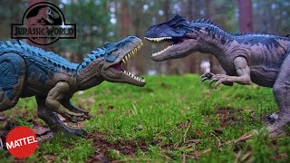 Ruthless Rampage Allosaurus Jurassic World Epic Evolution Mattel [upl. by Manoff]