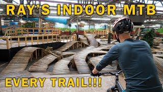 Full Tour of Rays Indoor MTB Park Cleveland Ohio [upl. by Esinet]