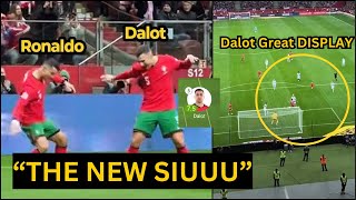 Ronaldo amp Diogo Dalot Created “NEW Funny CELEBRATION” after Ronaldos goal vs Poland  Man Utd News [upl. by Florie56]