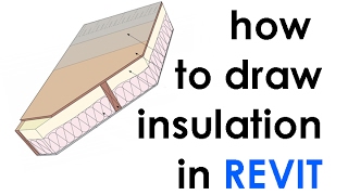 How to Draw insulation in Revit [upl. by Gussy301]