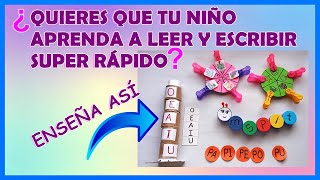 🆎🔠COMO HACER PARA QUE TU HIJO APRENDA A LEER Y ESCRIBIR RÁPIDOmétodo fácil👌 [upl. by Marthena]