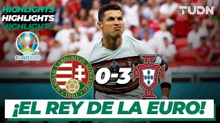 Highlights  Hungría 03 Portugal  UEFA Euro 2020  Grupo EJ1  TUDN [upl. by Aleyam909]