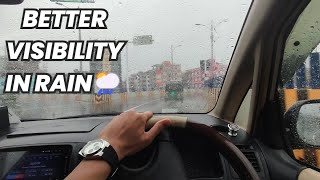 Better VISIBILITY in Rain  POV [upl. by Ethelind634]