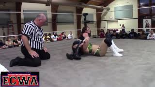 ECWA Wrestling  Gabby Ortiz Vs Sammi Pandora  Womens match  September 21st 2019 [upl. by Wieche670]