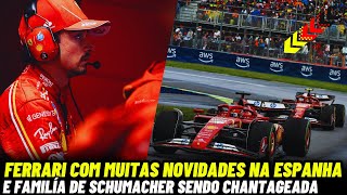 FERRARI COM NOVA ASA TRASEIRA FAMILÍA DE SCHUMACHER CHANTAGEADA E TRABALHO PERFEITO EM MARANELLO [upl. by Galateah]