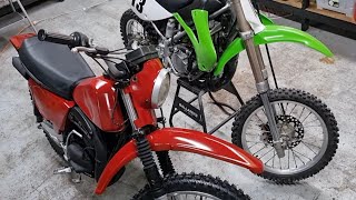 Kawasaki KX85  Suzuki TS185ER [upl. by Friedland]