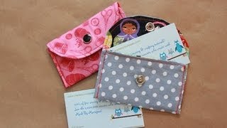 Sew A Snappy Card Wallet [upl. by Milurd605]