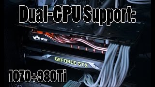 GTX 1070  980Ti Two Different GPUs Working Together [upl. by Atilem945]