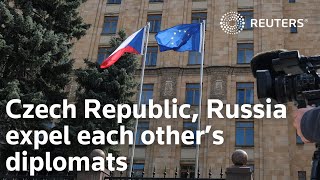 Czech Republic Russia expel each other’s diplomats [upl. by Palua78]