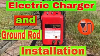 Detailed Installation of an Electric Fence Charger  Installing Ground Rods for Your Electric Fence [upl. by Linn407]