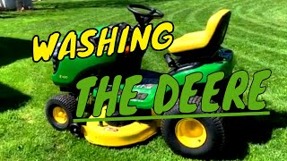 John Deere X300s  X500s – Mower Deck Removal amp Installation Tutorial by Minnesota Equipment [upl. by Caassi606]