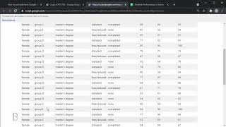 How to pull data from Google Sheets to HTML table [upl. by Aihsele]