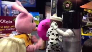 Duracell Bunny vs Energizer Battery fisticuffs [upl. by Anig]