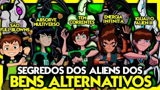 QUAL A DIFERENÇA DOS ALIENS DOS BENS ALTERNATIVOS  BEN 10 [upl. by Lloyd92]