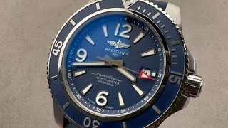 Breitling Superocean A17367D81C1S2 Breitling Watch Review [upl. by Airot]