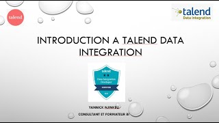 Introduction à Talend Data Intégration [upl. by Sulohcin]