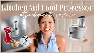 KitchenAid Food Processor Attachment w Commercial Style Dicing Kit Review amp Demo  Hash Brown Recipe [upl. by Tiffi550]