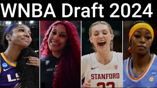 WNBA Mock Draft 2024  How far will Angel Reese Reese drop [upl. by Enohpets]