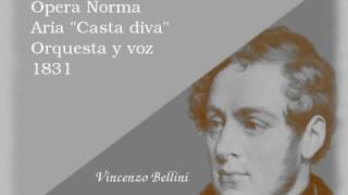 Ópera Norma Casta Diva  Bellini con subtítulos [upl. by Aikas]