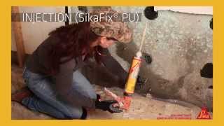 How to Repair Leaking Foundation with the SikaFix Kit [upl. by Benildis]