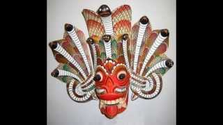 Sri Lankan Traditional Masks [upl. by Akimaj]