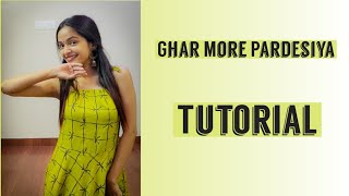 Ghar More Pardesiya  Tutorial  Richa Tiwari Choreography  Beats and Taal [upl. by Jaworski]