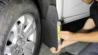 201519 ChevyGMC ColoradoCanyon  Front ROCKSTAR™ Splash Guard Mud Flap Install Video [upl. by Ahso]