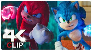 Knuckles Vs Sonic  Fight Scene  SONIC THE HEDGEHOG 2 NEW 2022 Movie CLIP 4K [upl. by Catlin]