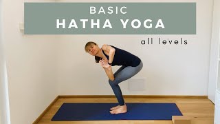 Basic Hatha Yoga 35 minutes  All Levels [upl. by Chesna702]