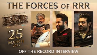 R with RRR Interview  NTR Ram Charan SS Rajamouli Rana Daggubati [upl. by Abehs]