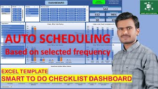 Excel Template Smart To do Checklist Dashboard [upl. by Anneis]