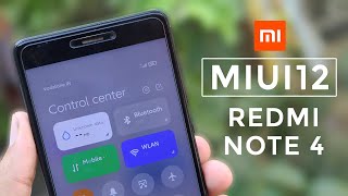 Get MIUI 12 Update On Redmi Note 4  Download Link amp Installation [upl. by Nithsa226]