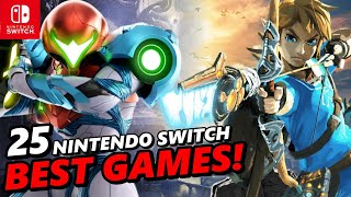 TOP 25 BEST Nintendo Switch Action Adventure Games [upl. by Eatnoled]