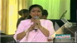 Yeh Larka Hai Allah  Asha Bhosle Live [upl. by Tabby]