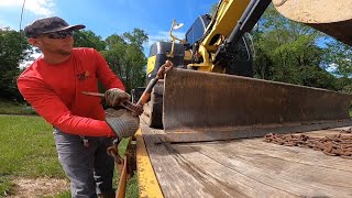 How To Do Land Clearing With Excavator For Beginners  DigginLife21 [upl. by Elleval]