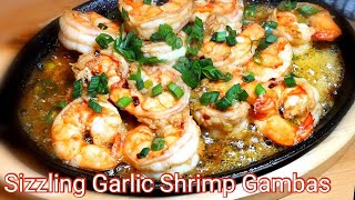 Quick and Easy Sizzling Garlic Shrimp Gambas Al ajillo [upl. by Cirek478]