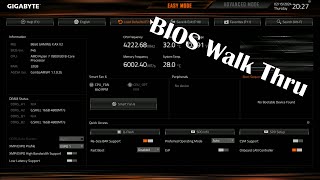 Gigabyte B650 Gaming X AX V2 BIOS Walk Thru [upl. by Guntar]