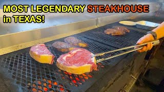 ULTIMATE Texas SMALL TOWN FOOD TOUR Most LEGENDARY STEAKHOUSE in Texas [upl. by Breech203]