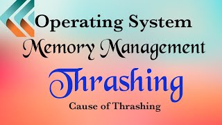 Thrashing  Cause of Thrashing  Memory Management [upl. by Notneuq366]