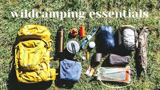 10 Wildcamping Essentials [upl. by Ciri]