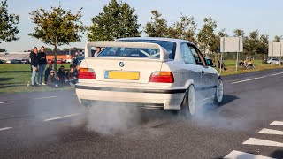 Modified BMWs leaving a Carshow  Bimmerworld 2022 [upl. by Thorma257]