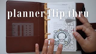 Planner Flip Thru  My setup and planning system [upl. by Ahsinrev]