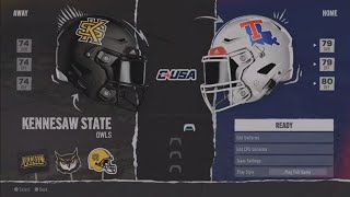 Kennesaw State V Louisiana Tech WEEK 14 YEAR 1 [upl. by Zobias]