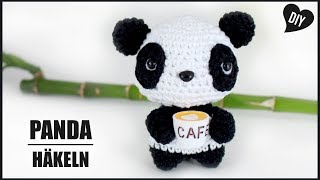 Panda häkeln  Tiere Häkelanleitung  Amigurumi DIY by Pfirsichteufel [upl. by Cheyne]