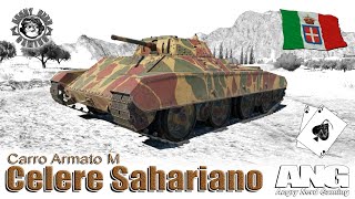 War Thunder Celere Sahariano Italian Tier 2 Premium Medium Tank [upl. by Enelyaj160]