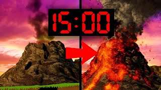 15 Minute Timer VOLCANO 🌋 [upl. by Cirdahc]