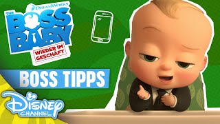 THE BOSS BABY  BossTipps 1  Disney Channel [upl. by Onibag]