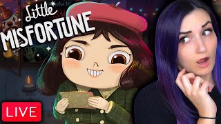 CUTEST Yet DARKEST Game Ive EVER Played  Little Misfortune Part 1 [upl. by Boehike227]