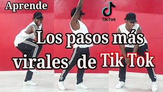 Los Pasos Más Populares de TIK TOK 👉Aprende  Yopi Quintero [upl. by Ydna916]